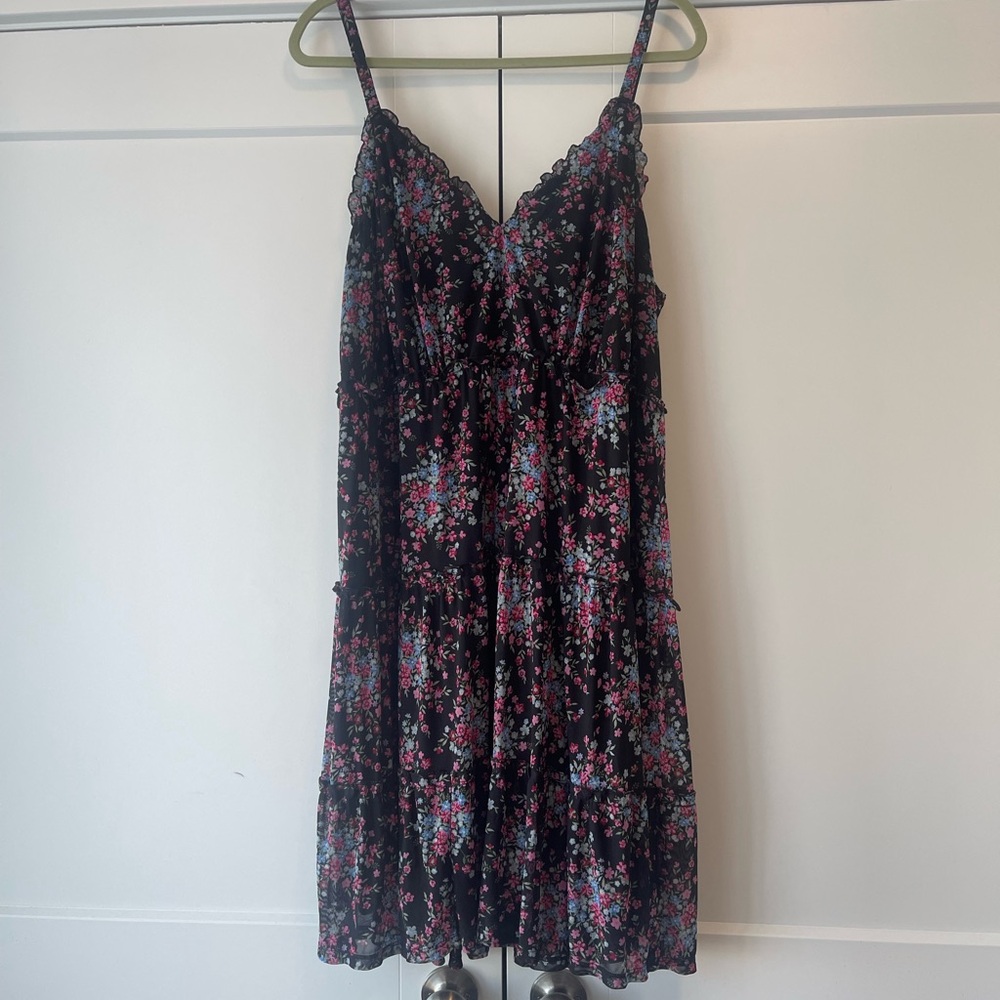 Floral Spaghetti Strap Dress